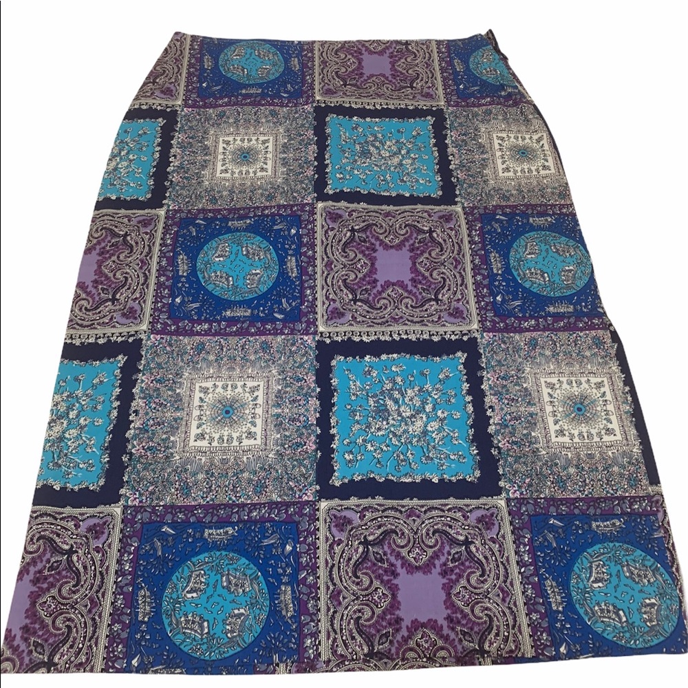 FROM THE HIP- COTTON PRINT SKIRT